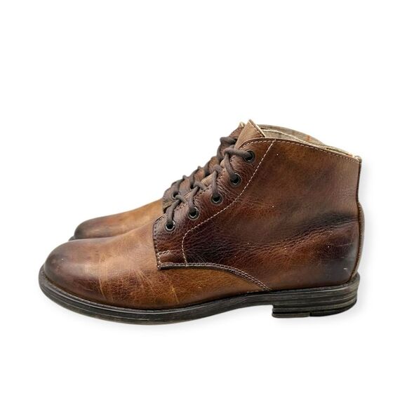 Men's Bed Stu Bradley Rustic Brown Leather Oxford Mid Boots Sz: 8.5 - Picture 5 of 12